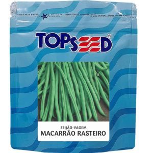 Sementes De Feijão-vagem Macarrão Rasteiro Topseed - 100g