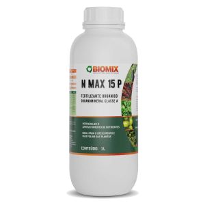 Fertilizante Orgânico Organomineral N Max 15 P Biomix - 1 Litro