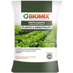 Fertilizante Organomineral Plantio 03 12 06 Biomix