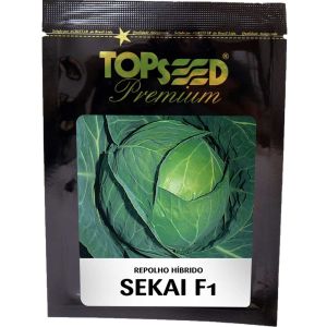 Sementes De Repolho Híbrido Sekai F1 Topseed Premium - 50g