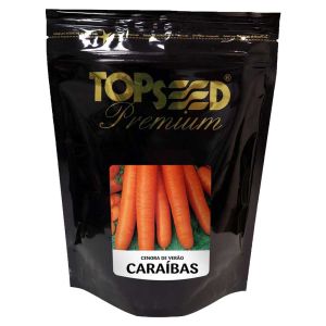 Sementes De Cenoura De Verão Caraíbas Topseed Premium - 500g