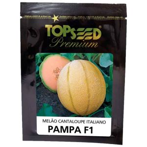 Sementes De Melão Cantaloupe Italiano Híbrido Pampa F1 Topseed Premium - 1mx