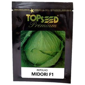 Sementes De Repolho Híbrido Midori F1 Topseed Premium - 100g