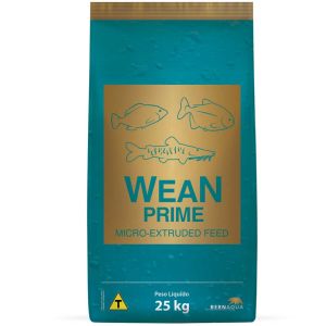 Ração Para Peixes Wean Prime 45 0.8 A 1.0 Mm Bernaqua Adm - 25kg
